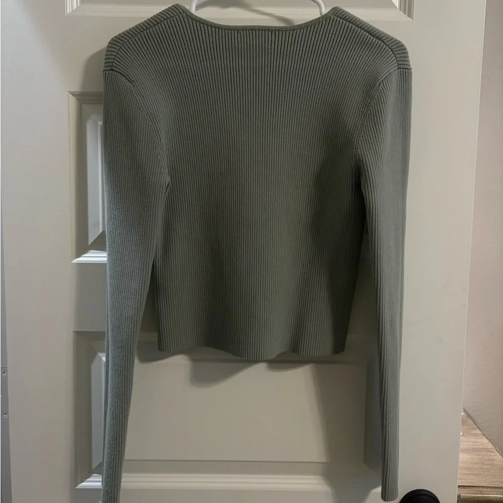Open Edit Ribbed Sweater - Picture 3 of 3